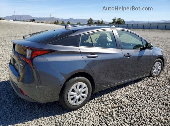 JTDKAMFU7M3130465 2021 TOYOTA PRIUS Charcoal Задня права чверть