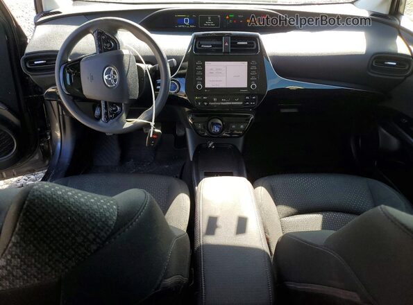 JTDKAMFU7M3130465 2021 TOYOTA PRIUS Charcoal Вид панелі приладів