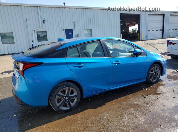 JTDKAMFU7M3136184 2021 TOYOTA PRIUS Blue Հետևի աջ