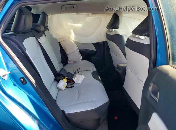 JTDKAMFU7M3136184 2021 TOYOTA PRIUS Blue Հետևի նստատեղերի տեսք