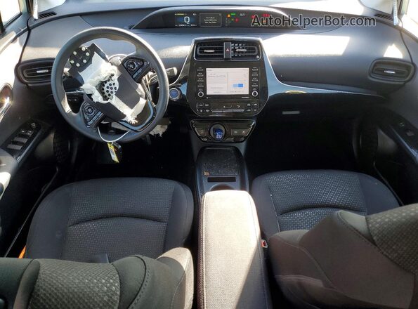 JTDKAMFU7M3150571 2021 TOYOTA PRIUS Teal Вид панелі приладів
