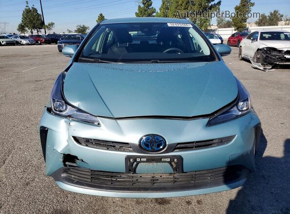 JTDKAMFU7M3150571 2021 TOYOTA PRIUS Teal Вид спереду