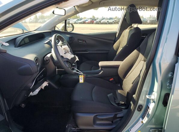 JTDKAMFU7M3150571 2021 TOYOTA PRIUS Teal Вид салону спереду