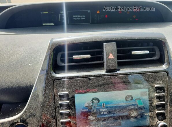 JTDKAMFU7M3151395 2021 TOYOTA PRIUS Black Instrument cluster view