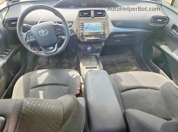 JTDKAMFU7M3151395 2021 TOYOTA PRIUS Black Dashboard view