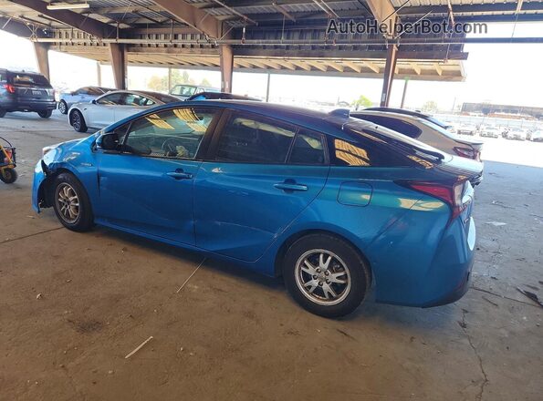 JTDKAMFU8M3148053 2021 TOYOTA PRIUS Blue Rear left