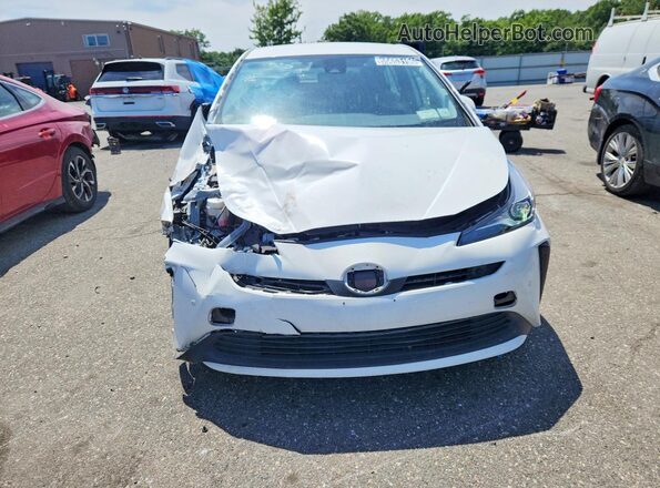 JTDKAMFU8N3176548 2022 TOYOTA PRIUS White Вид спереду