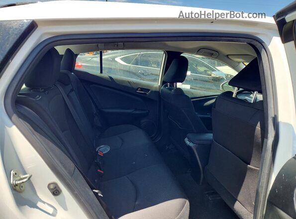JTDKAMFU8N3176548 2022 TOYOTA PRIUS White Вид задніх сидінь