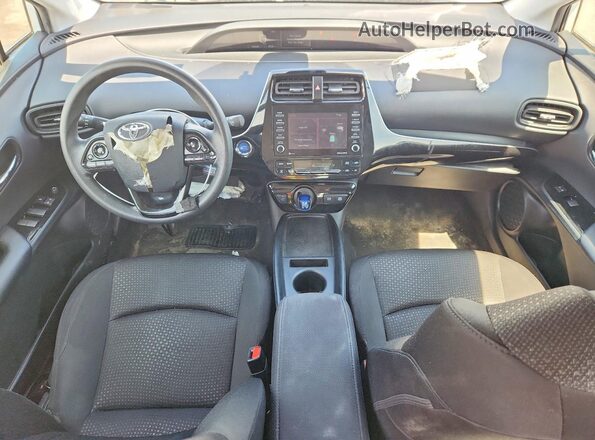 JTDKAMFU8N3176548 2022 TOYOTA PRIUS White Вид панелі приладів