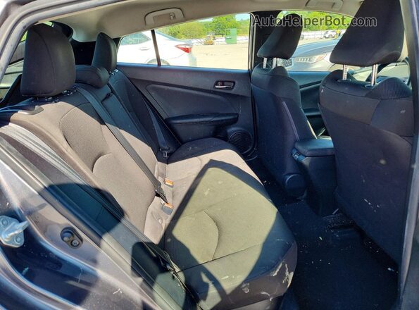 JTDKAMFU9M3143945 2021 TOYOTA PRIUS Серый Вид задних сидений