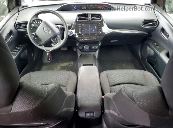 JTDKAMFU9M3148756 2021 TOYOTA PRIUS Black Dashboard view