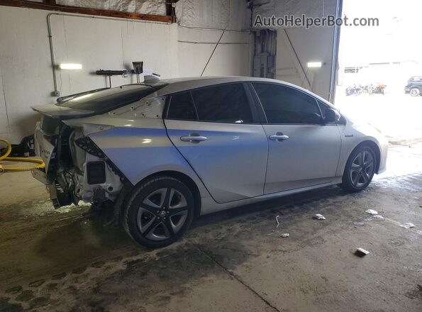 JTDKAMFUXM3132758 2021 TOYOTA PRIUS Silver Trasero derecho