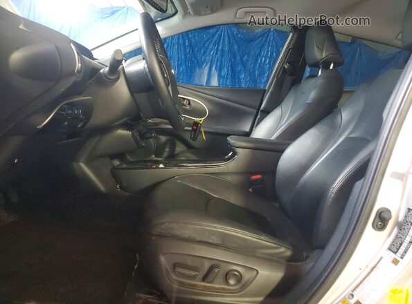 JTDKAMFUXM3132758 2021 TOYOTA PRIUS Silver Vista interior delantera