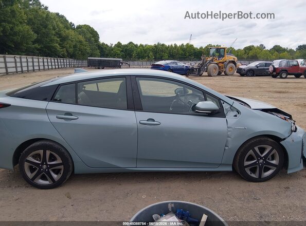 JTDKAMFUXM3138351 2021 TOYOTA PRIUS Blue Rear interior view