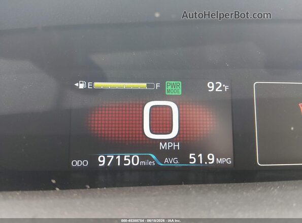 JTDKAMFUXM3138351 2021 TOYOTA PRIUS Blue 