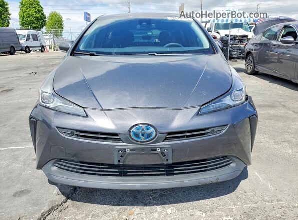 JTDKAMFUXM3149236 2021 TOYOTA PRIUS Gray 