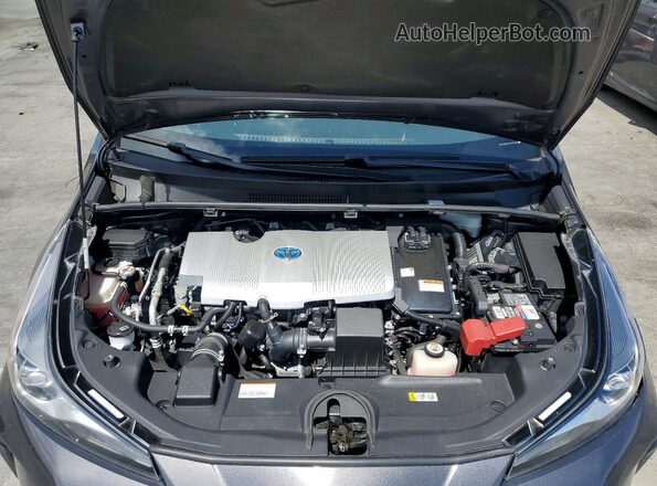 JTDKAMFUXM3149236 2021 TOYOTA PRIUS Gray 