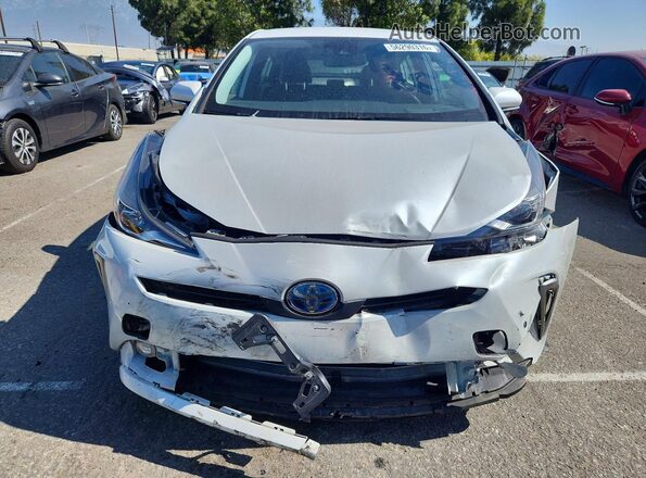 JTDKAMFUXN3170539 2022 TOYOTA PRIUS White Դիմացի տեսք