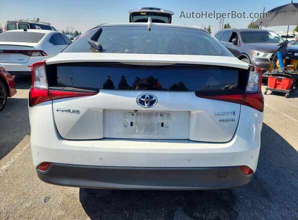 JTDKAMFUXN3170539 2022 TOYOTA PRIUS White Հետևի տեսք