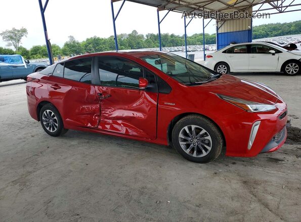 JTDKAMFUXN3184845 2022 TOYOTA PRIUS Красный Передняя правая четверть