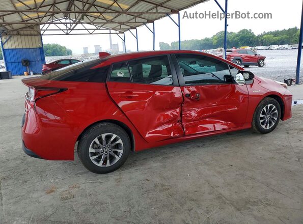 JTDKAMFUXN3184845 2022 TOYOTA PRIUS Красный Задняя правая четверть