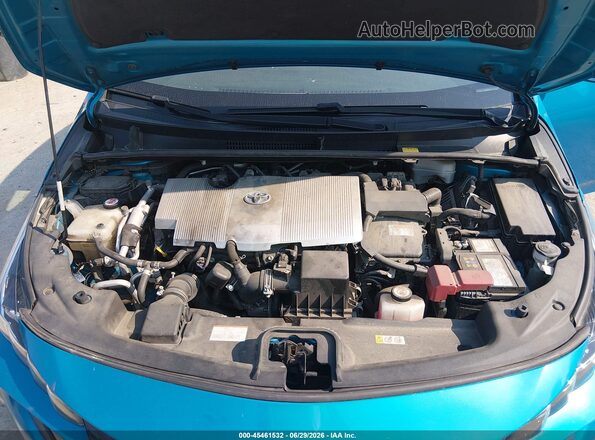 JTDKARFP0H3025831 2017 TOYOTA PRIUS PRIME Blue Rear view