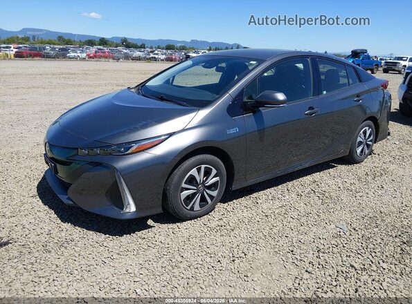 JTDKARFP0J3103255 2018 TOYOTA PRIUS PRIME Gray Передня ліва чверть