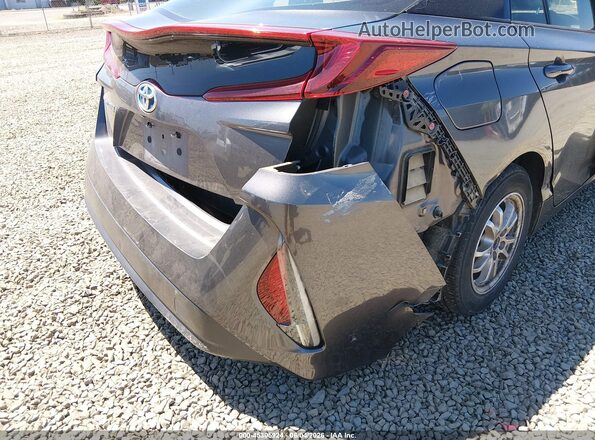 JTDKARFP0J3103255 2018 TOYOTA PRIUS PRIME Gray Вид спереду