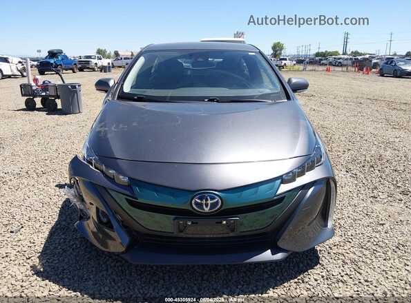 JTDKARFP0J3103255 2018 TOYOTA PRIUS PRIME Gray Вид щитка приладів