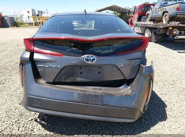 JTDKARFP0J3103255 2018 TOYOTA PRIUS PRIME Gray 