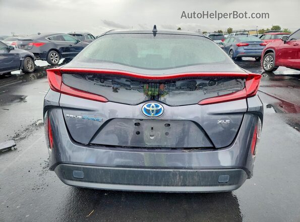 JTDKARFP0L3127378 2020 TOYOTA PRIUS Gray უკანა ხედი