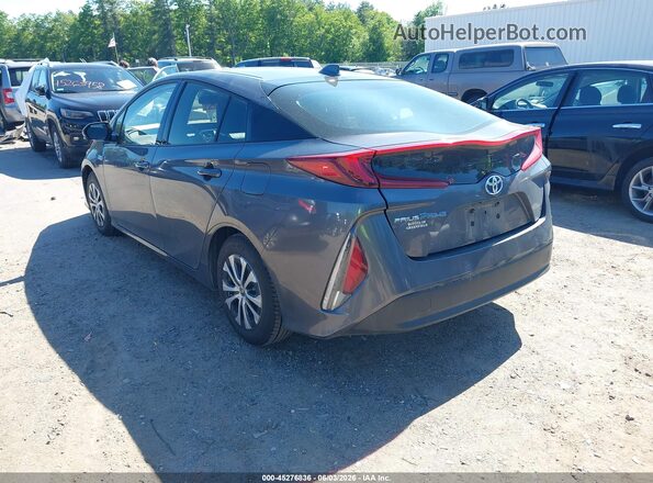 JTDKARFP0L3141958 2020 TOYOTA PRIUS PRIME Gray Trasero izquierdo