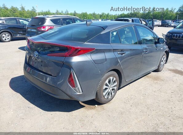 JTDKARFP0L3141958 2020 TOYOTA PRIUS PRIME Gray Trasero derecho
