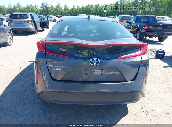 JTDKARFP0L3141958 2020 TOYOTA PRIUS PRIME Gray 