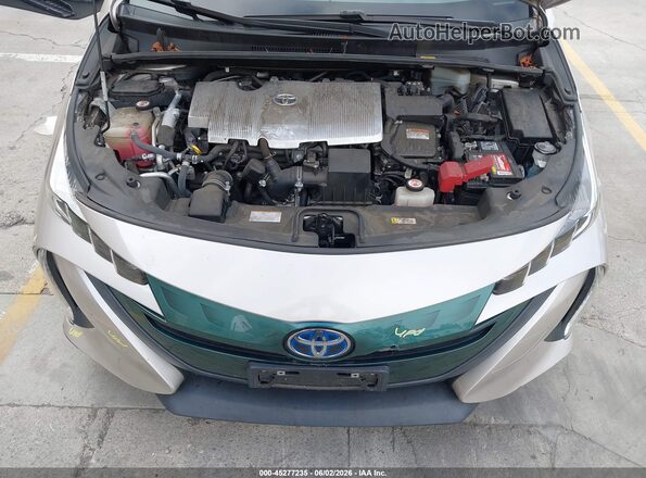 JTDKARFP1H3048423 2017 TOYOTA PRIUS PRIME Beige Widok z tyłu