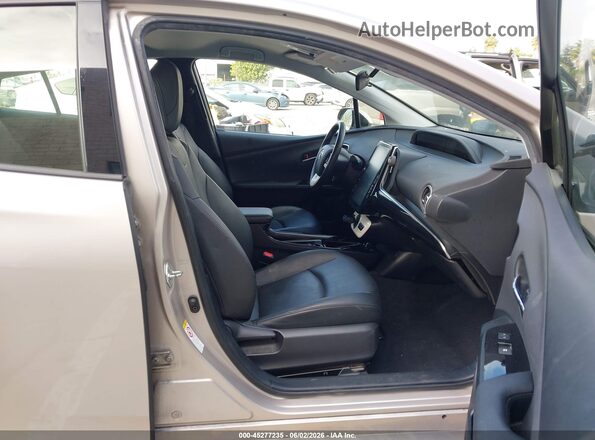 JTDKARFP1H3048423 2017 TOYOTA PRIUS PRIME Beige Widok wnętrza z przodu