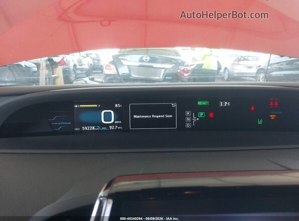JTDKARFP1H3059079 2017 TOYOTA PRIUS PRIME Red Հետևի նստատեղերի տեսք