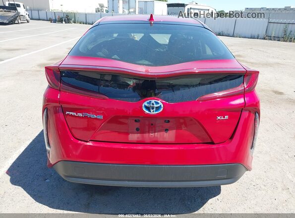 JTDKARFP1L3128295 2020 TOYOTA PRIUS PRIME Red 