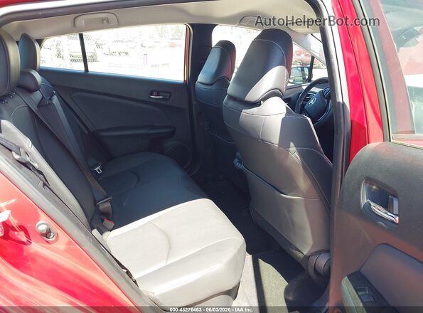 JTDKARFP1L3128295 2020 TOYOTA PRIUS PRIME Red VIN კოდის სტიკერის ხედი
