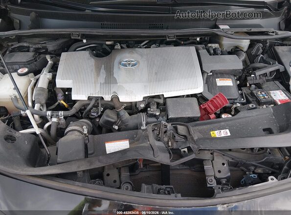 JTDKARFP1L3145341 2020 TOYOTA PRIUS PRIME Black Widok z tyłu