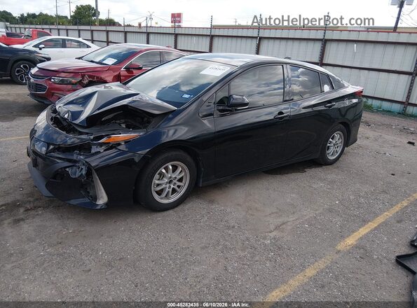 JTDKARFP1L3145341 2020 TOYOTA PRIUS PRIME Black Przód lewy