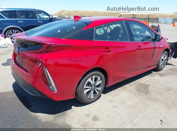 JTDKARFP2H3023532 2017 TOYOTA PRIUS PRIME Red Задня права чверть