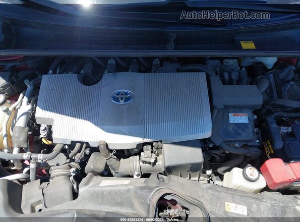 JTDKARFP2H3023532 2017 TOYOTA PRIUS PRIME Red Вид ззаду