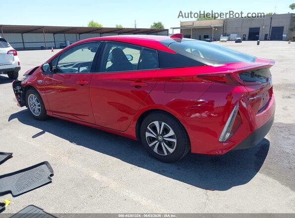 JTDKARFP2H3023532 2017 TOYOTA PRIUS PRIME Red Задня ліва чверть