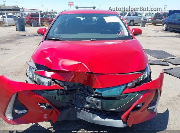 JTDKARFP2H3023532 2017 TOYOTA PRIUS PRIME Red Вид задньої частини салону