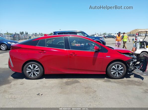 JTDKARFP2H3023532 2017 TOYOTA PRIUS PRIME Red Панорамний вид салону 360°