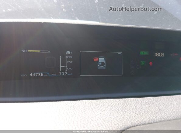 JTDKARFP2L3152363 2020 TOYOTA PRIUS PRIME Black Vista de los asientos traseros