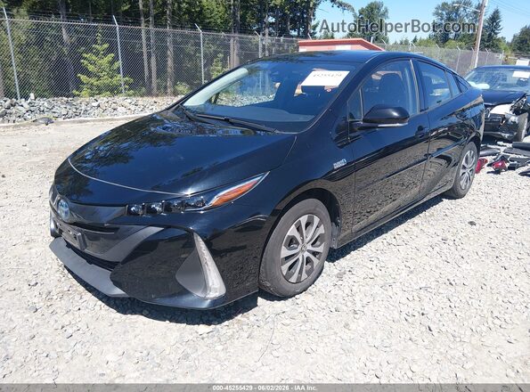 JTDKARFP2L3152363 2020 TOYOTA PRIUS PRIME Black Vista tres cuartos delantera izquierda