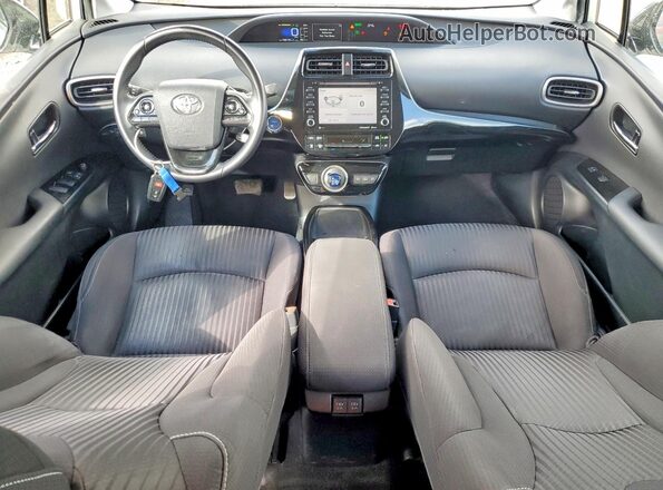 JTDKARFP2L3159412 2020 TOYOTA PRIUS Белый Вид панели приборов