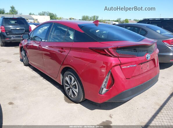 JTDKARFP3H3002351 2017 TOYOTA PRIUS PRIME Красный Задняя левая четверть
